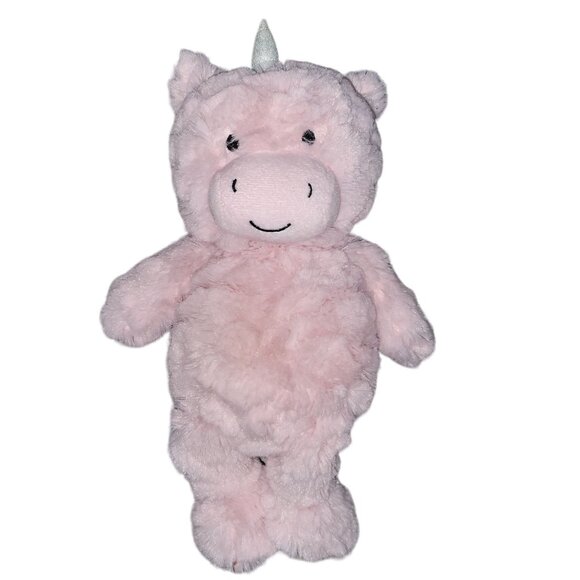 Pink Unicorn 12 inch Plush Fantasy Mythical Horned Horse Stuffed Animal Toy - Picture 1 of 3